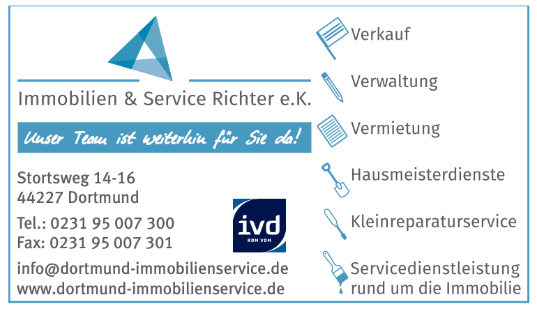 Etagenwohnung Dortmund Innenstadt Ost - 1 Zimmer, 31 m&sup2;, 438&euro; | Angebot:26677419