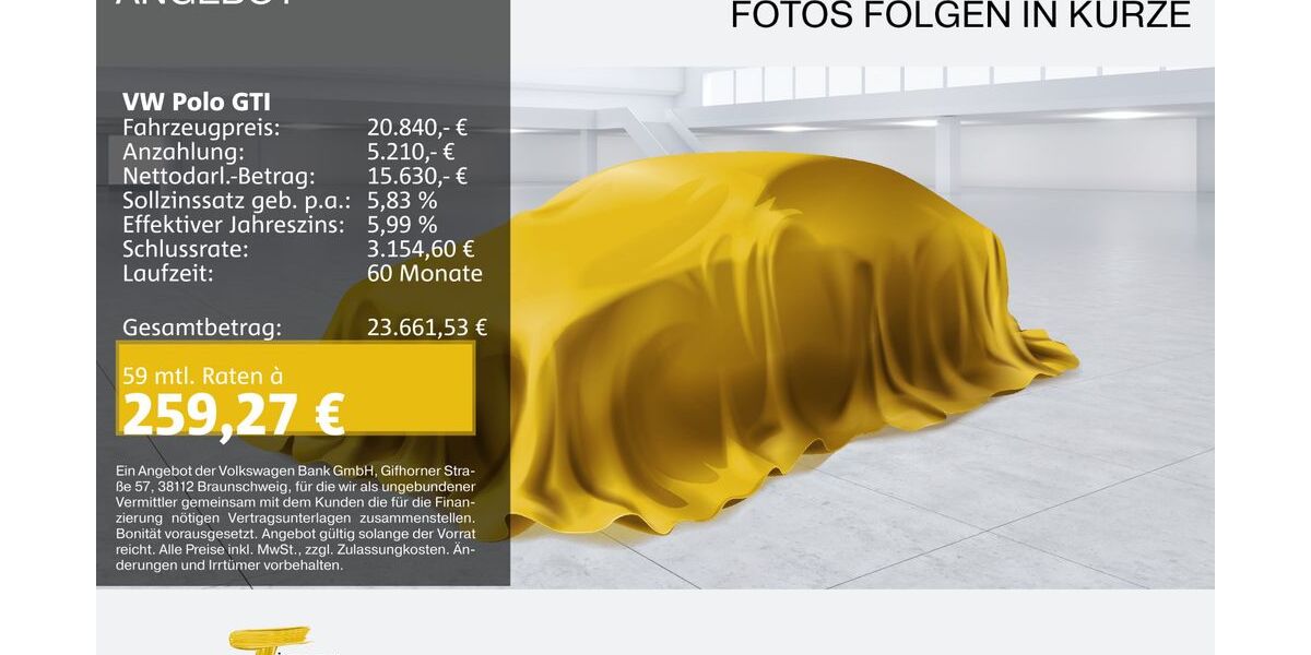VW Polo 59.013 km 20.840 &euro; Oberhausen 46047