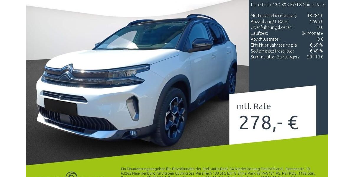 Citroen C5 Aircross 17.924 km 23.480 &euro; Dülmen 48249