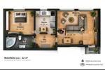Etagenwohnung Dortmund Huckarde - 2.5 Zimmer, 62 m&sup2;, 145.000&euro; | Angebot:27534061