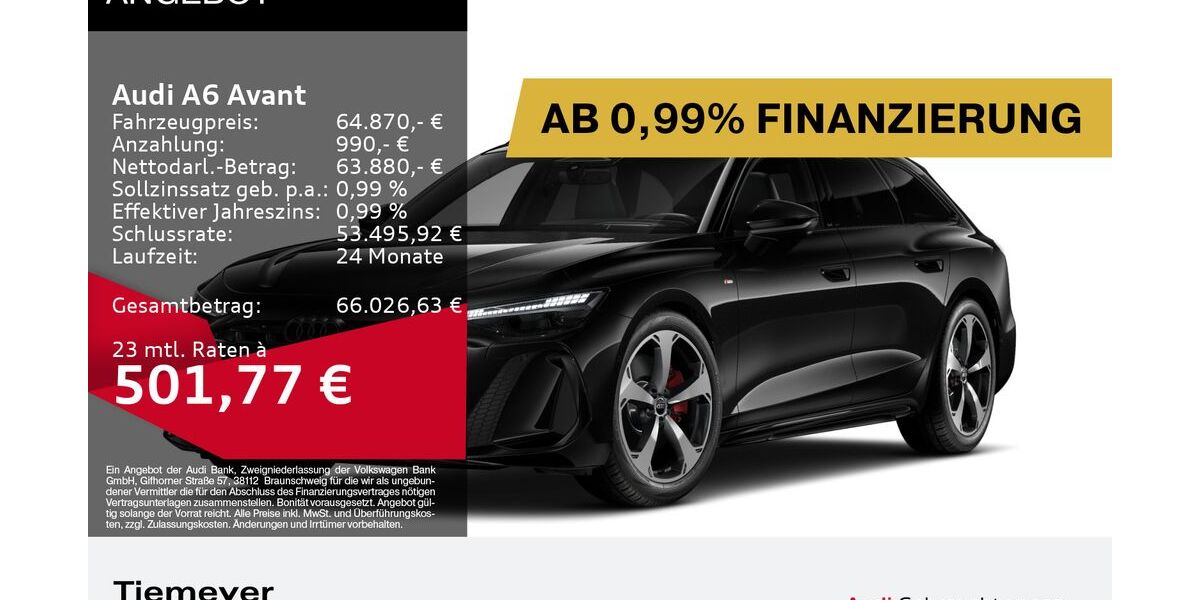 Audi A6 23.989 km 64.550 &euro; Bochum 44809