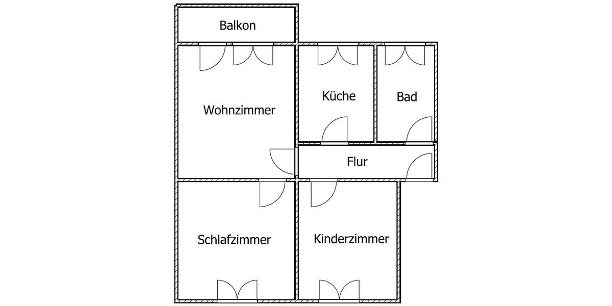 Etagenwohnung Marl - 3 Zimmer, 62 m&sup2;, 430&euro; | Angebot:26042980