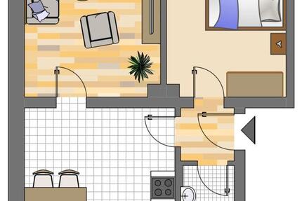 Wohnung Dortmund Gartenstadt - 2 Zimmer, 48 m&sup2;, 474&euro; | Angebot:26482225