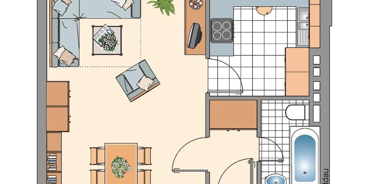 Etagenwohnung Essen Stadtbezirk VI - 1 Zimmer, 34 m&sup2;, 359&euro; | Angebot:26042321