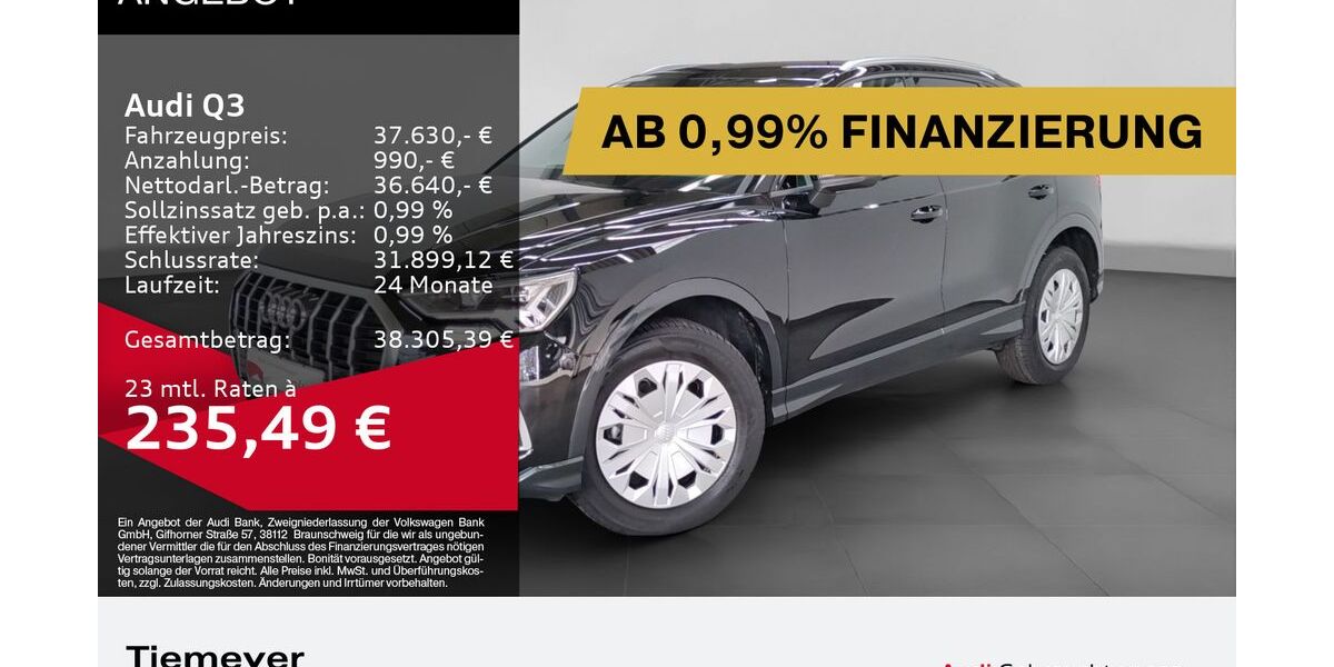 Audi Q3 4.790 km 36.590 &euro; Bochum 44809