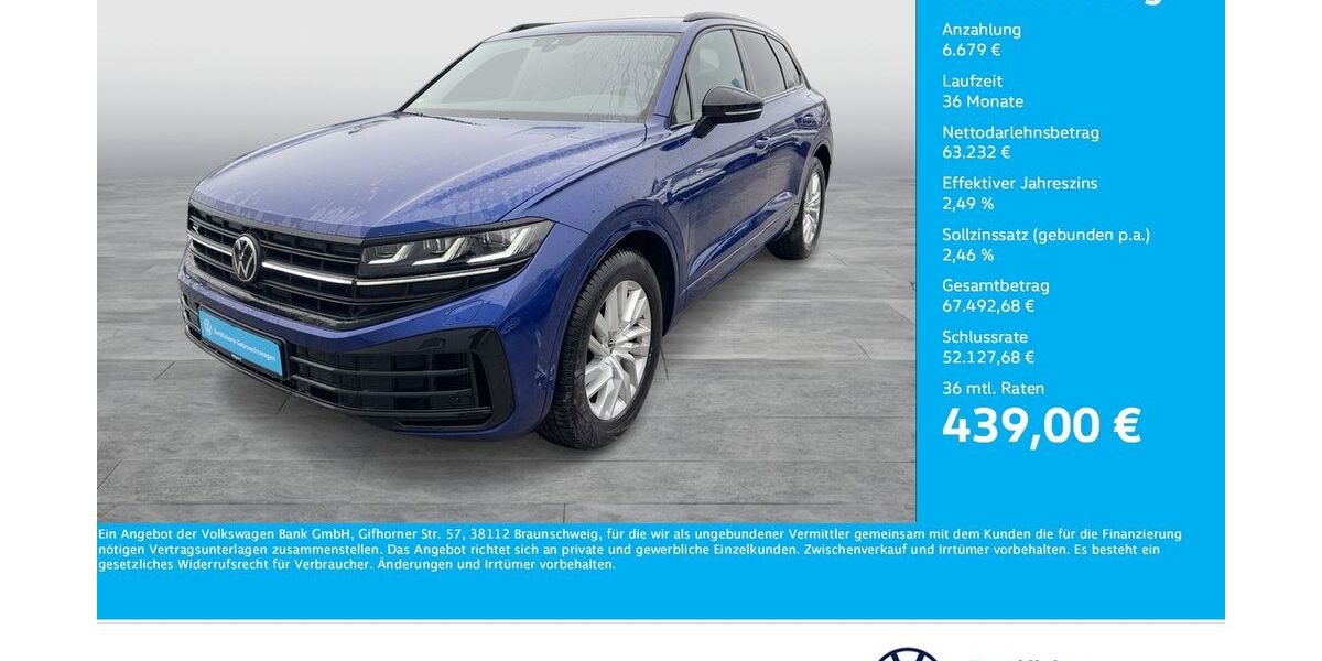 VW Touareg 23.675 km 69.555 &euro; Dortmund 44141