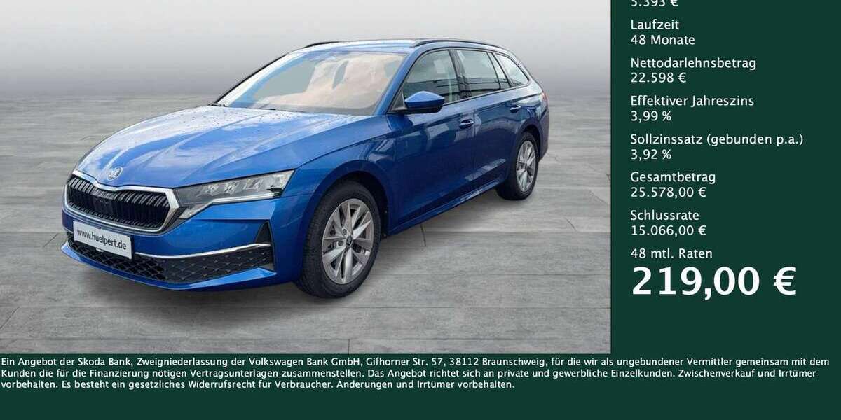 Skoda Octavia 8.923 km 27.991 &euro; Dortmund 44309
