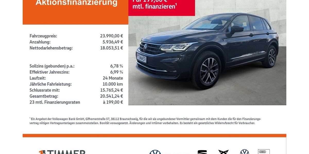VW Tiguan 105.297 km 23.990 &euro; Dülmen 48249