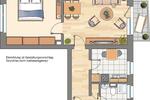 Etagenwohnung Gelsenkirchen Ückendorf - 2 Zimmer, 48 m&sup2;, 369&euro; | Angebot:26652160