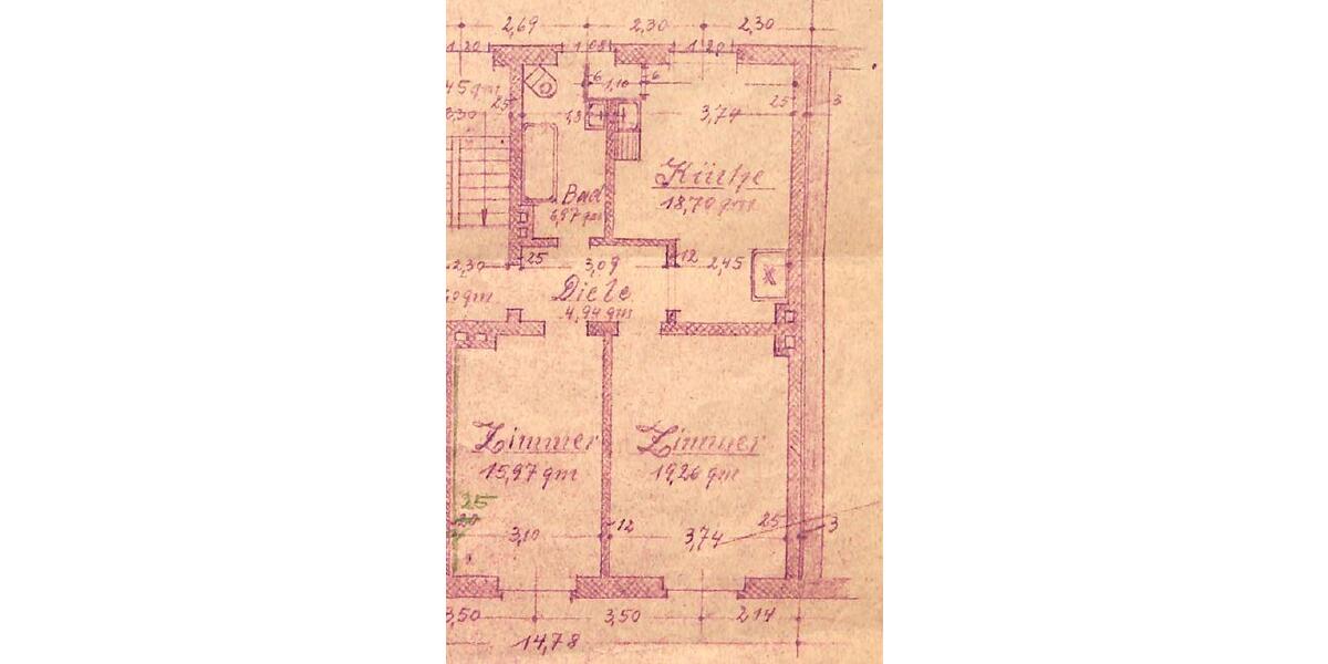 Etagenwohnung Lünen Brambauer - 2 Zimmer, 63 m&sup2;, 600&euro; | Angebot:26492214