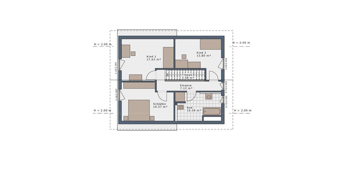 Einfamilienhaus Dortmund Eving - 5 Zimmer, 140 m&sup2;, 1.999&euro; | Angebot:26664392