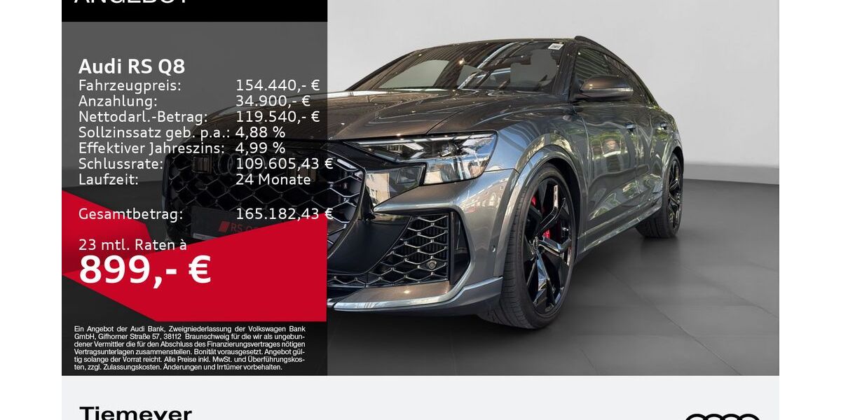 Audi RSQ8 2.050 km 139.360 &euro; Oberhausen 46047