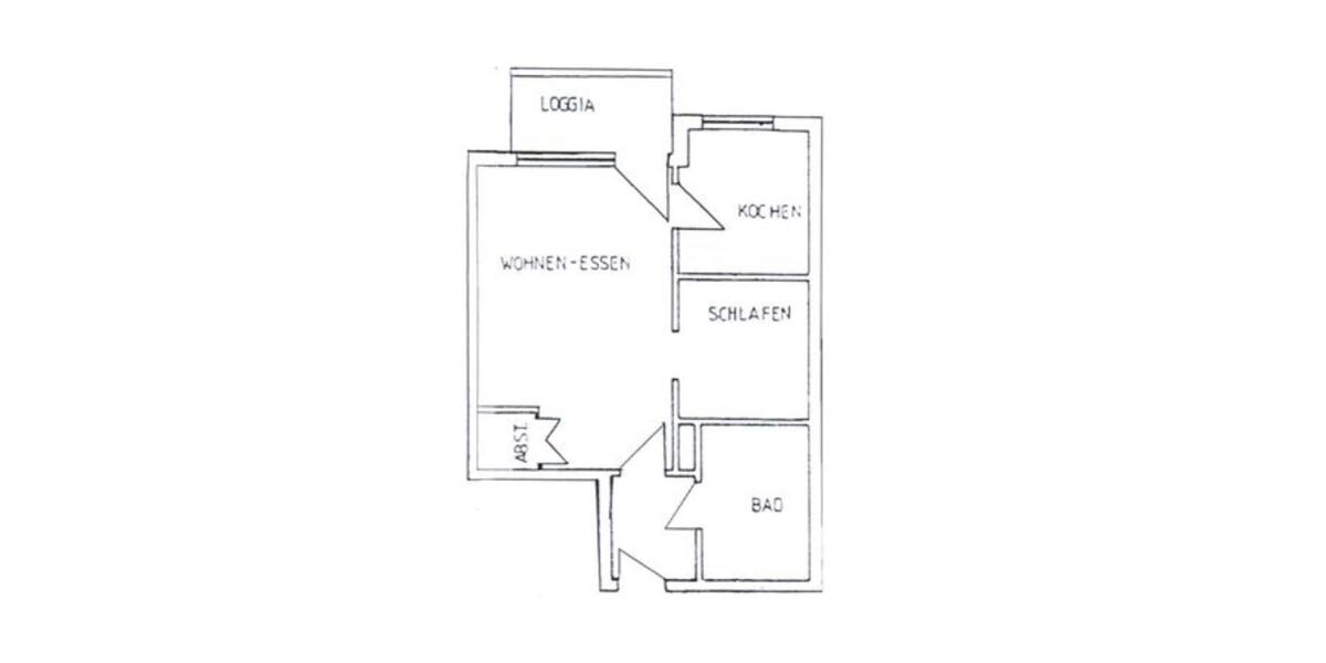 Etagenwohnung Dortmund Innenstadt Nord - 1.5 Zimmer, 41 m&sup2;, 350&euro; | Angebot:26625368