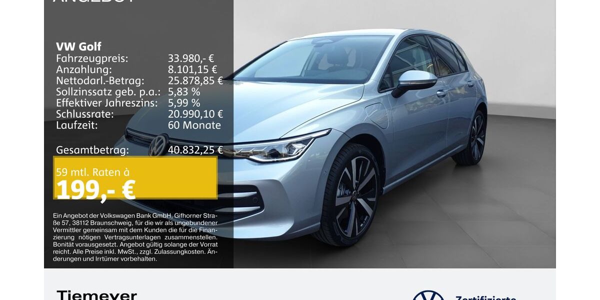 VW Golf 2.999 km 33.250 &euro; Bochum 44892