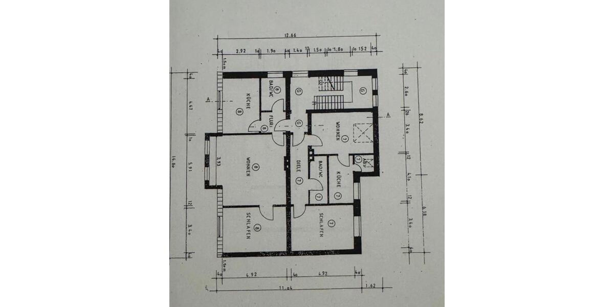 Erdgeschoßwohnung Herne Sodingen - 2 Zimmer, 58 m&sup2;, 58.000&euro; | Angebot:25439889