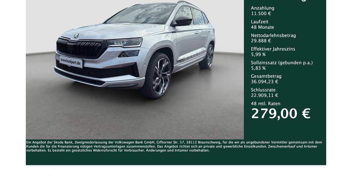 Skoda Karoq 14.482 km 40.450 &euro; Dortmund 44309