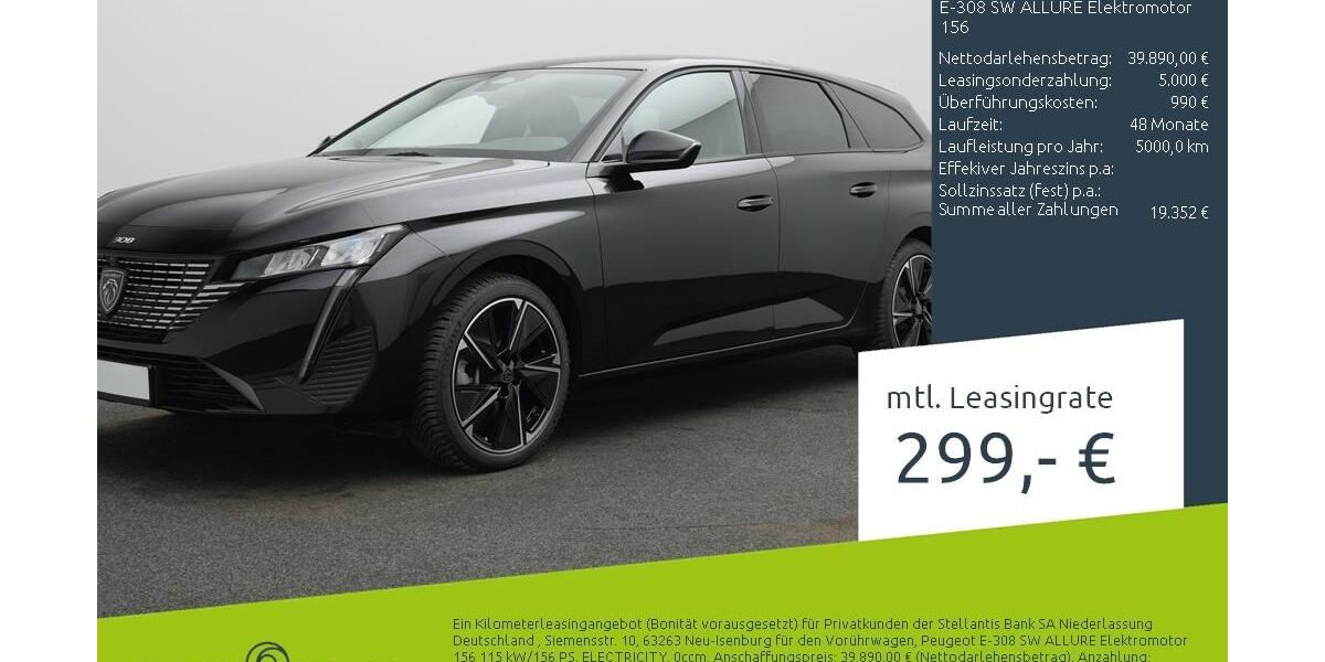 Peugeot 308 5.474 km 36.540 &euro; Dülmen 48249