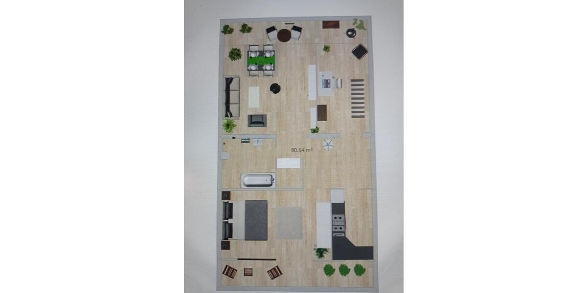 Etagenwohnung Bottrop Ebel - 3 Zimmer, 80 m&sup2;, 700&euro; | Angebot:26031709