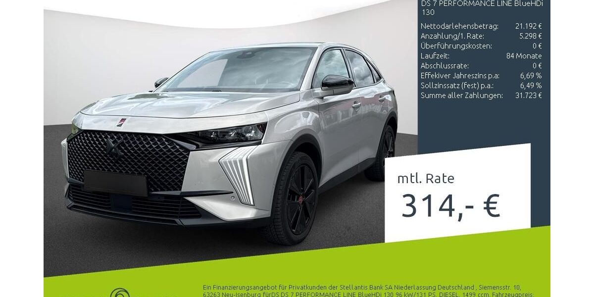 DS Automobiles DS7 (Crossback) 55.880 km 25.669 &euro; Dülmen 48249