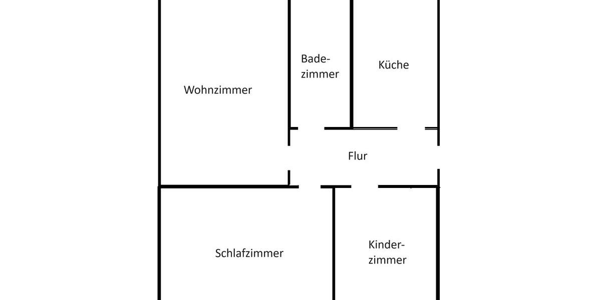Etagenwohnung Bochum - 3.5 Zimmer, 58 m&sup2;, 625&euro; | Angebot:26003527