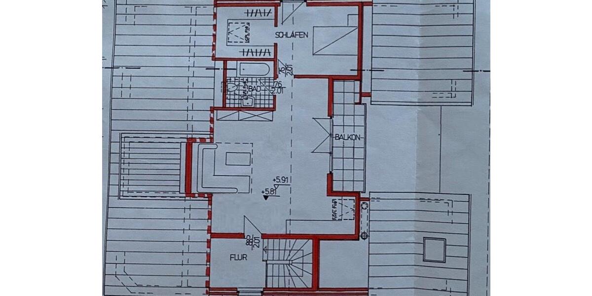Dachgeschoßwohnung Gladbeck Brauck - 2 Zimmer, 65 m&sup2;, 735&euro; | Angebot:25944969