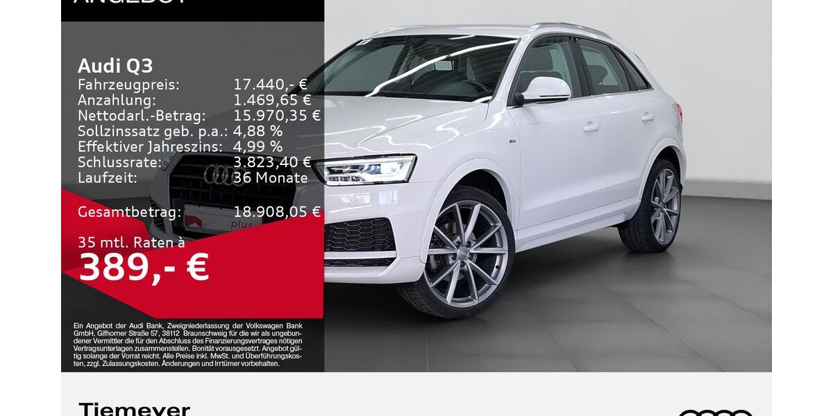 Audi Q3 77.586 km 17.280 &euro; Bochum 44809