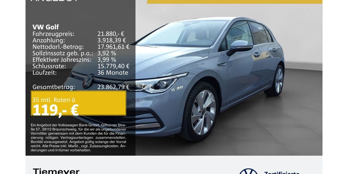 VW Golf 18.089 km 21.880 &euro; Bochum 44892
