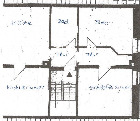 Dachgeschoßwohnung Essen Stadtbezirk VIII - 3 Zimmer, 85 m&sup2;, 950&euro; | Angebot:26638437
