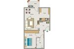 Erdgeschoßwohnung Essen Stadtbezirk III - 2.5 Zimmer, 50 m&sup2;, 454&euro; | Angebot:26389106