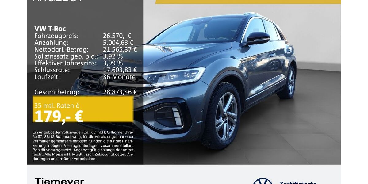 VW T-Roc 71.322 km 26.570 &euro; Bochum 44892