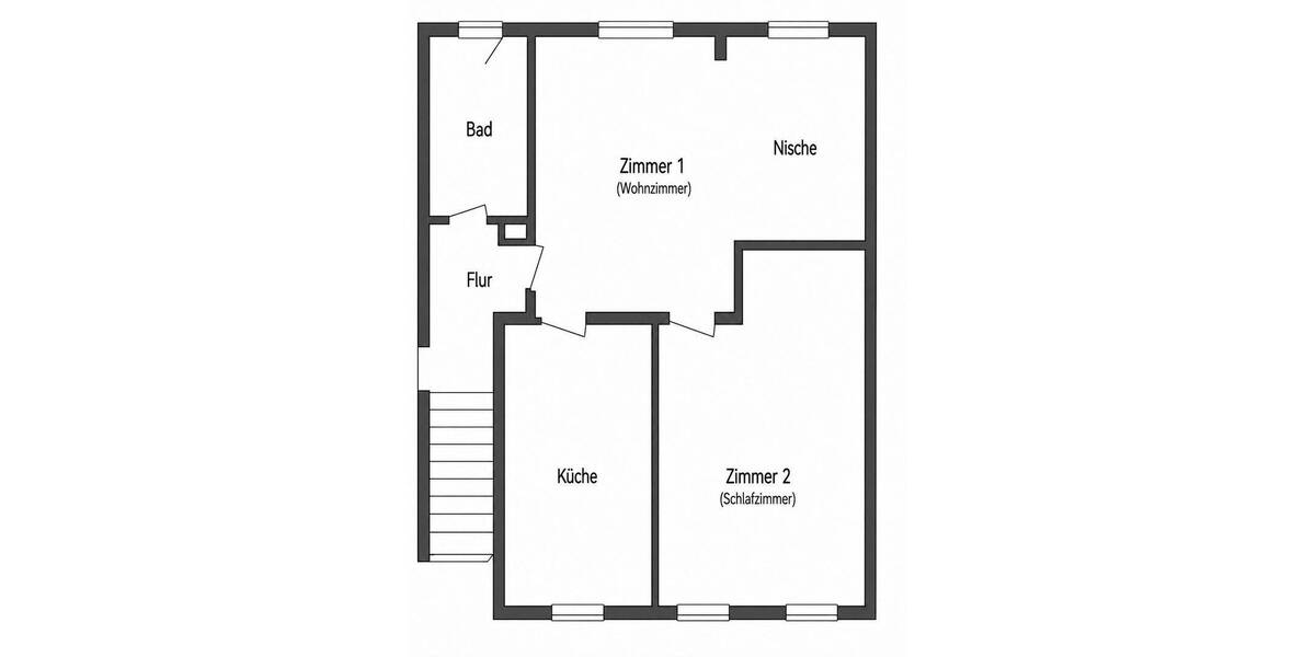 Etagenwohnung Castrop-Rauxel Ickern - 2 Zimmer, 52 m&sup2;, 438&euro; | Angebot:26871433