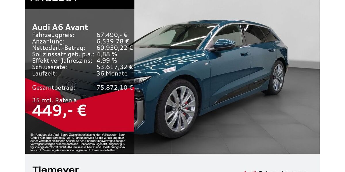 Audi A6 19.799 km 66.840 &euro; Bochum 44809