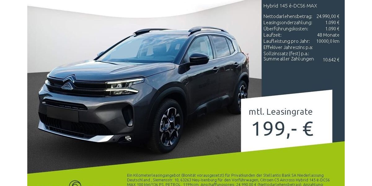 Citroen C5 Aircross 9.218 km 24.989 &euro; Dortmund 44263