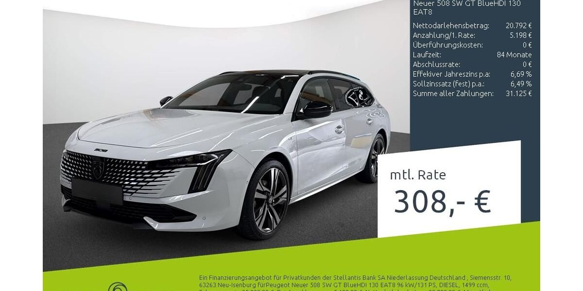 Peugeot 508 34.269 km 25.899 &euro; Dülmen 48249