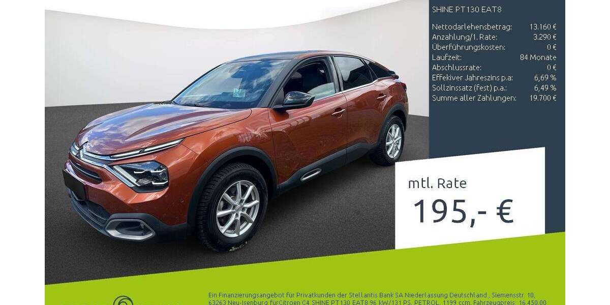 Citroen C4 24.351 km 16.450 &euro; Dülmen 48249