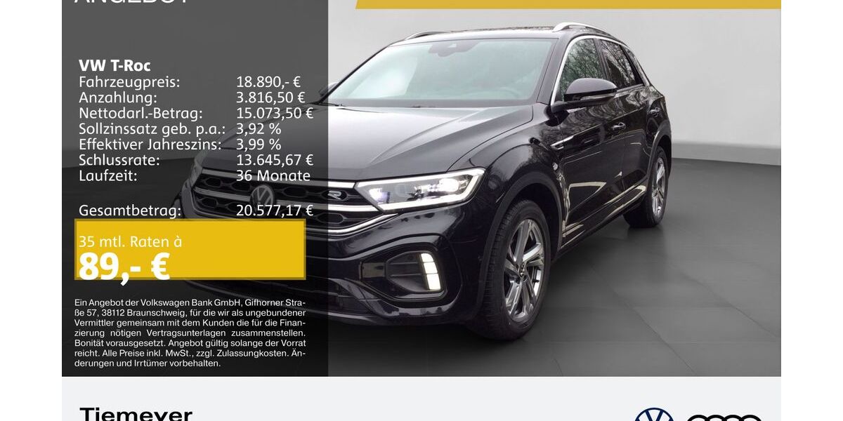 VW T-Roc 60.172 km 17.350 &euro; Gelsenkirchen 45894