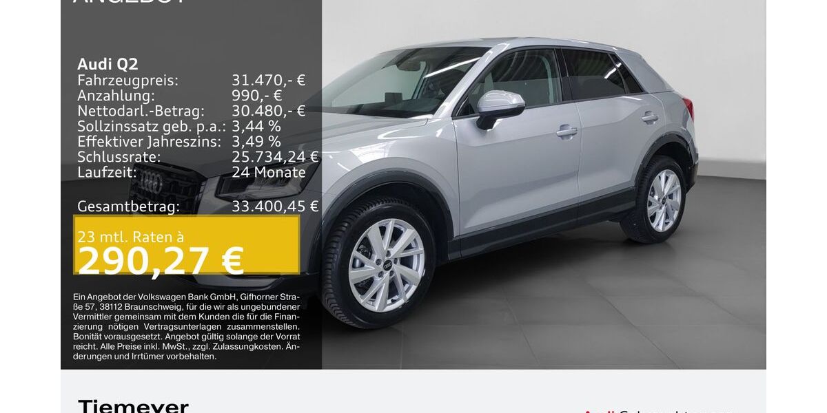 Audi Q2 4.708 km 30.330 &euro; Bochum 44809