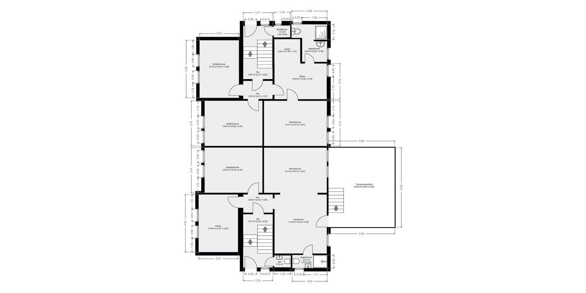 Doppelhaushälfte Gelsenkirchen Hassel - 1 Zimmer, 420 m&sup2;, 699.000&euro; | Angebot:26054722