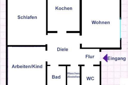 Wohnung Hattingen Blankenstein - 4 Zimmer, 82 m&sup2;, 590&euro; | Angebot:24391226