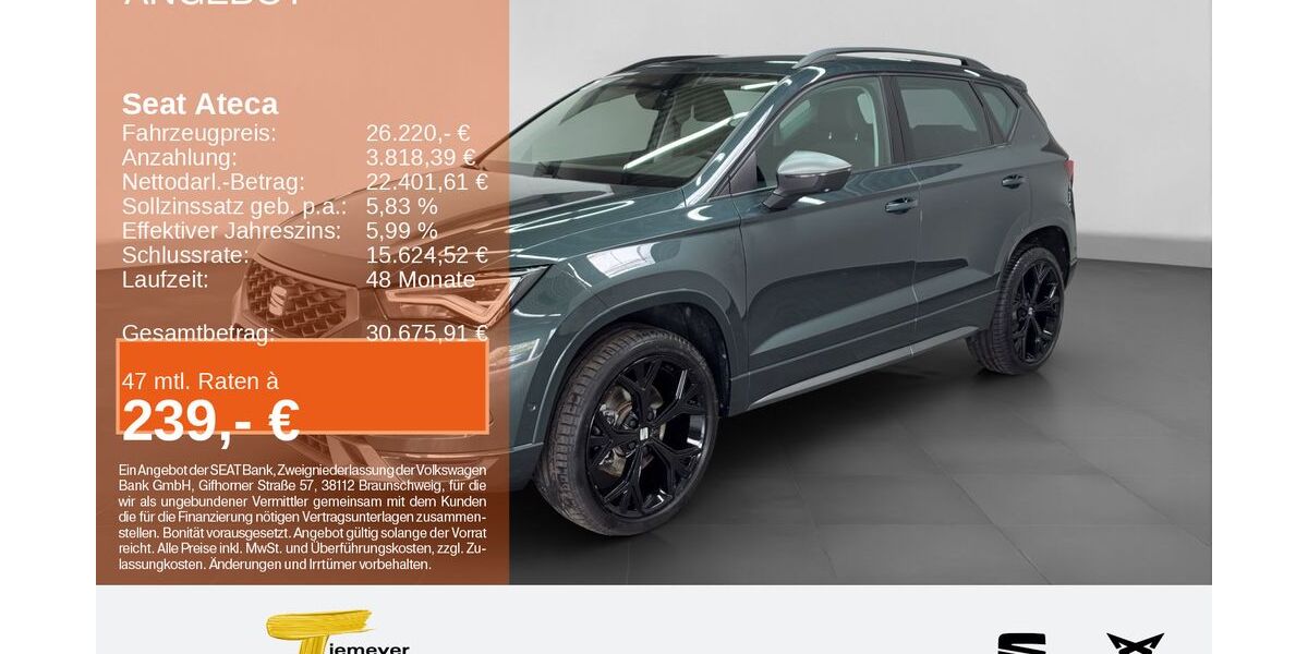 Seat Ateca 44.914 km 25.320 &euro; Bochum 44809