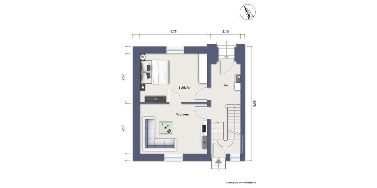 Reihenendhaus Gladbeck Alt-Rentfort - 5 Zimmer, 131 m&sup2;, 239.000&euro; | Angebot:25707082