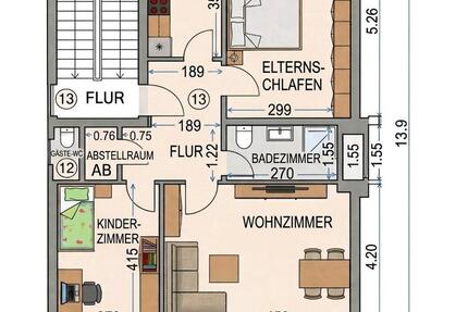 Wohnung Essen Stadtbezirk III - 3 Zimmer, 68 m&sup2;, 580&euro; | Angebot:26040447