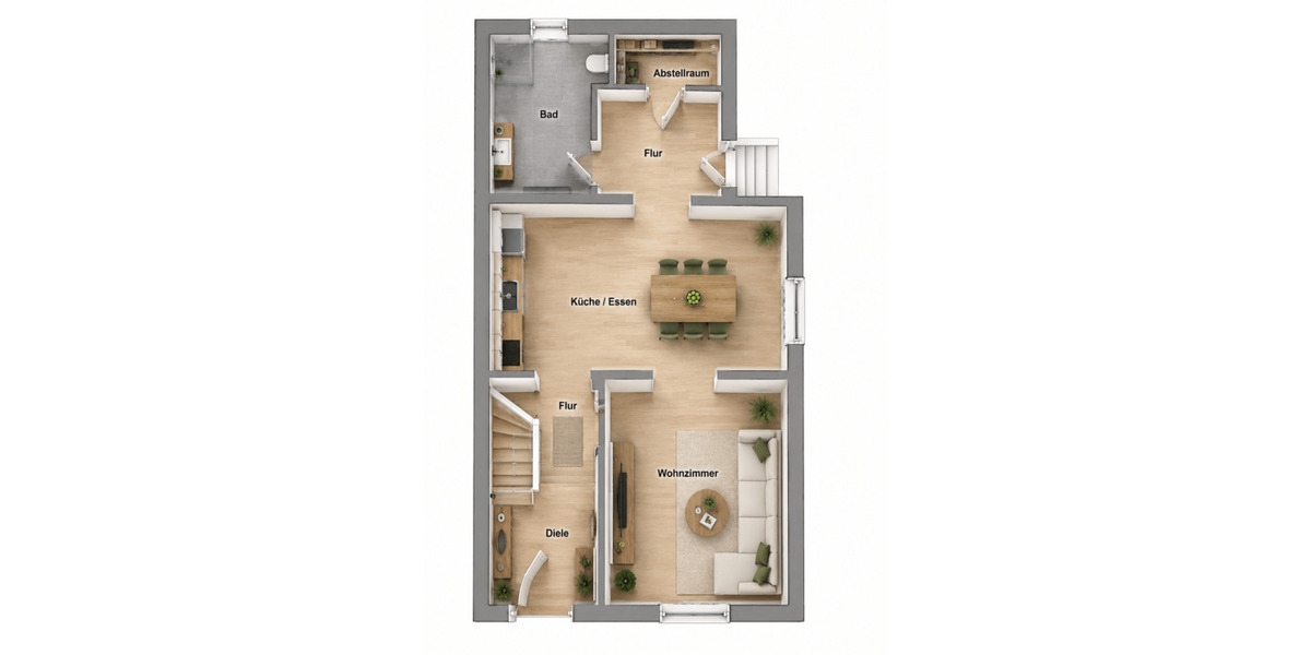 Doppelhaushälfte Herten Bertlich - 3 Zimmer, 82 m&sup2;, 179.000&euro; | Angebot:26740307