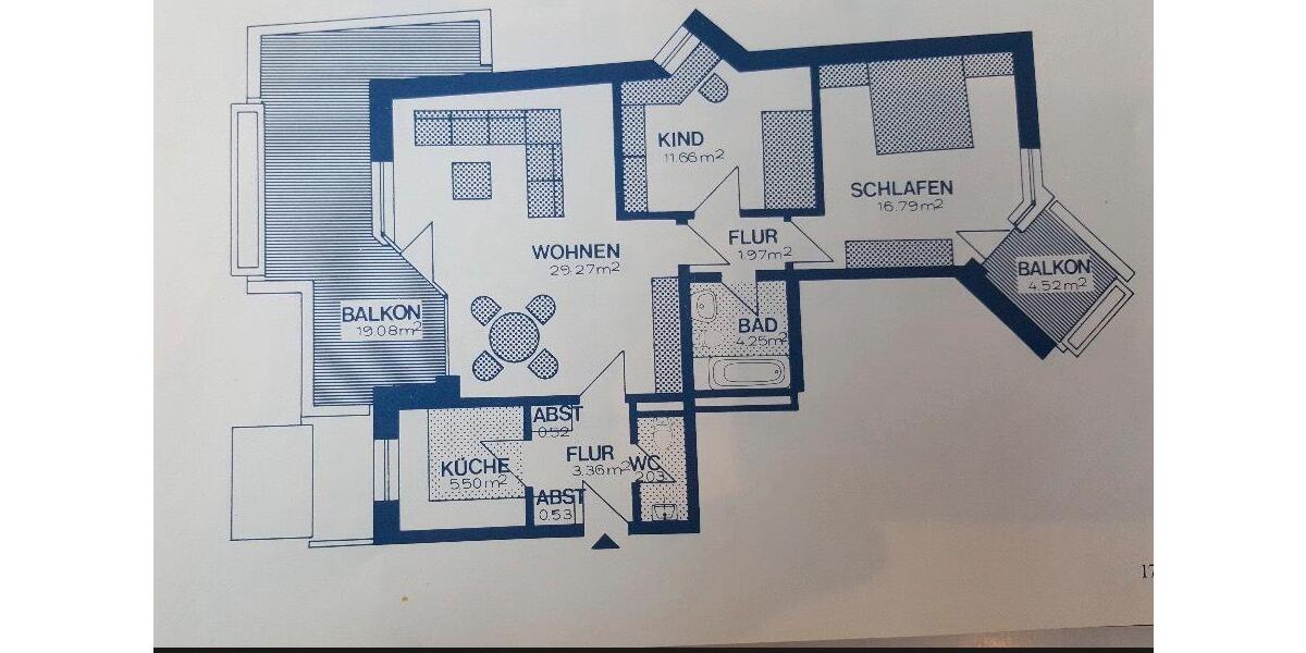 Etagenwohnung Essen Stadtbezirk IX - 3 Zimmer, 87 m&sup2;, 1.300&euro; | Angebot:25558979