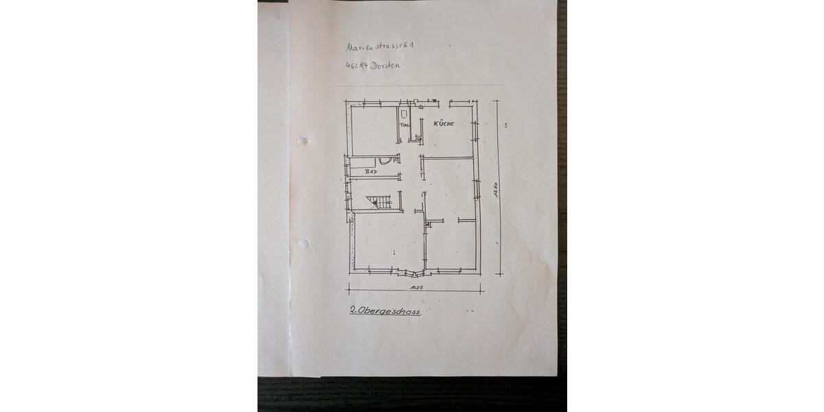 Etagenwohnung Dorsten Altstadt - 4 Zimmer, 109 m&sup2;, 860&euro; | Angebot:26040959