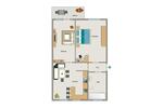 Etagenwohnung Dinslaken Hiesfeld - 2.5 Zimmer, 53 m&sup2;, 497&euro; | Angebot:26257228