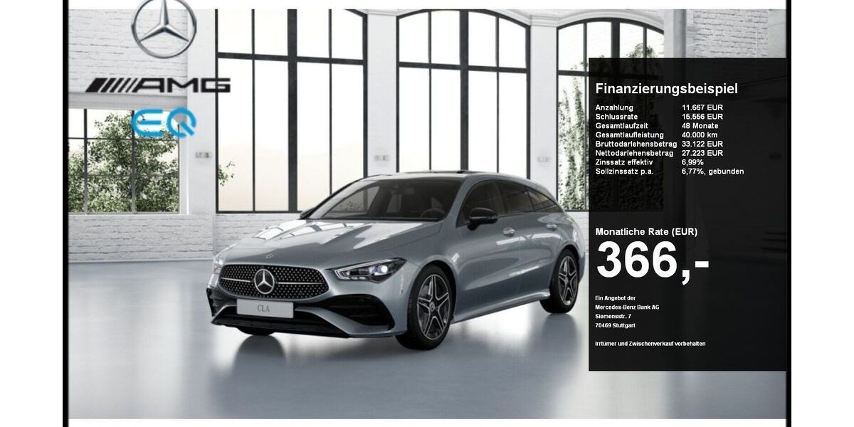 Mercedes-Benz CLA 200 Shooting Brake 8.888 km 38.890 &euro; Dortmund 44139