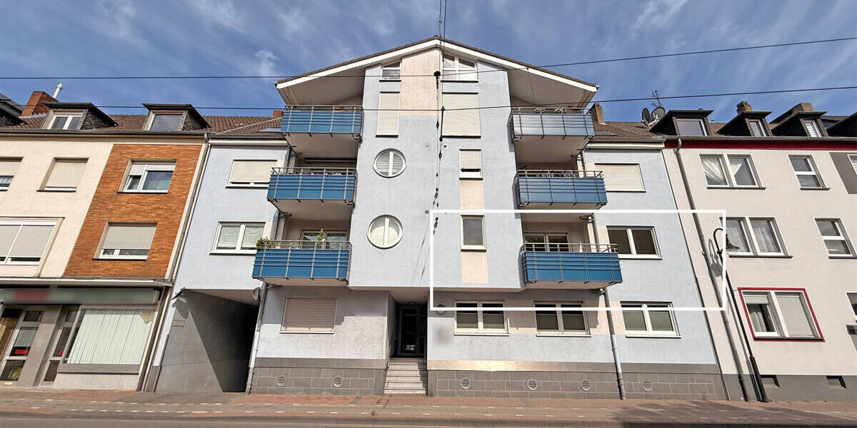 Etagenwohnung Dinslaken Innenstadt - 2 Zimmer, 56 m&sup2;, 159.000&euro; | Angebot:26685163