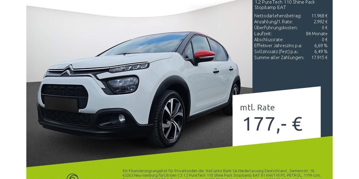 Citroen C3 15.213 km 14.849 &euro; Dülmen 48249