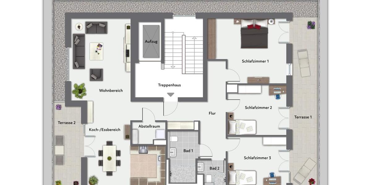 Etagenwohnung Oer-Erkenschwick Erkenschwick - 4 Zimmer, 147 m&sup2;, 1.990&euro; | Angebot:26455657